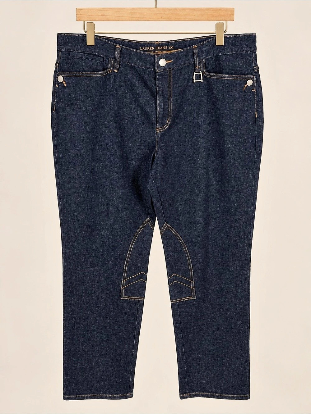 Lauren Jeans Co Premium Equestrian Riding Jeans Dark Wash Size 16